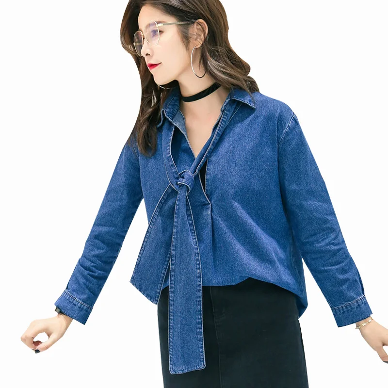 women's denim blouses
