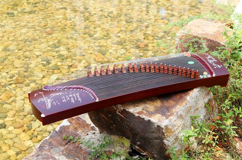 Имитация розового дерева Китай guzheng дети Профессиональный 125 см маленький guzheng миниатюрный музыкальный инструмент zither с полными аксессуарами