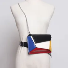 [YaLee] Новая мода Лето Съемная больше функций Геометрическая косая мини сумка Пояс из искусственной кожи длинные ремни для женщин A476