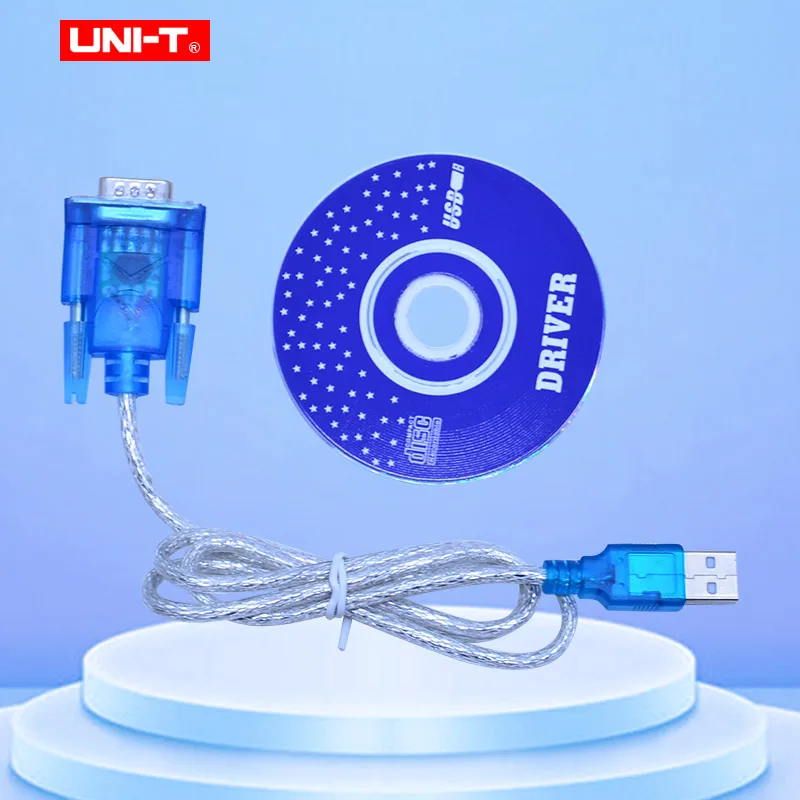 UNI-T UT61E цифровой мультиметр RS232 к USB кабель с программным обеспечением CD PC кабель передачи для UT61A UT61B UT61C UT61D UT61E