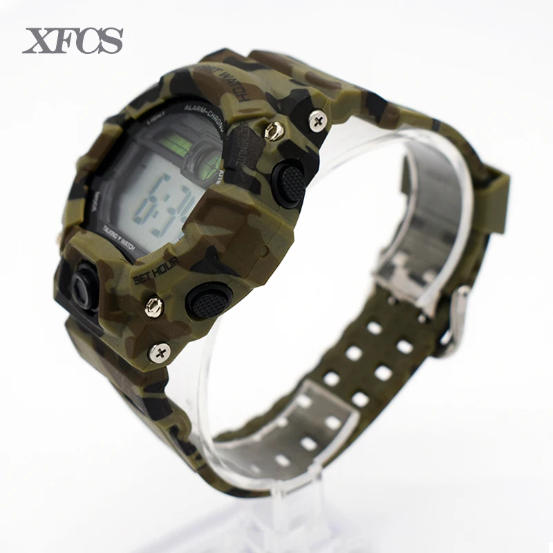 Xfcs женские водонепроницаемые наручные электронные автоматические часы для