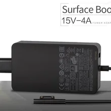 50 шт. 65 Вт поверхность книга 1 книга 2 Поверхность зарядное устройство для ноутбука поверхность AC адаптер питания для питания 1706 черный