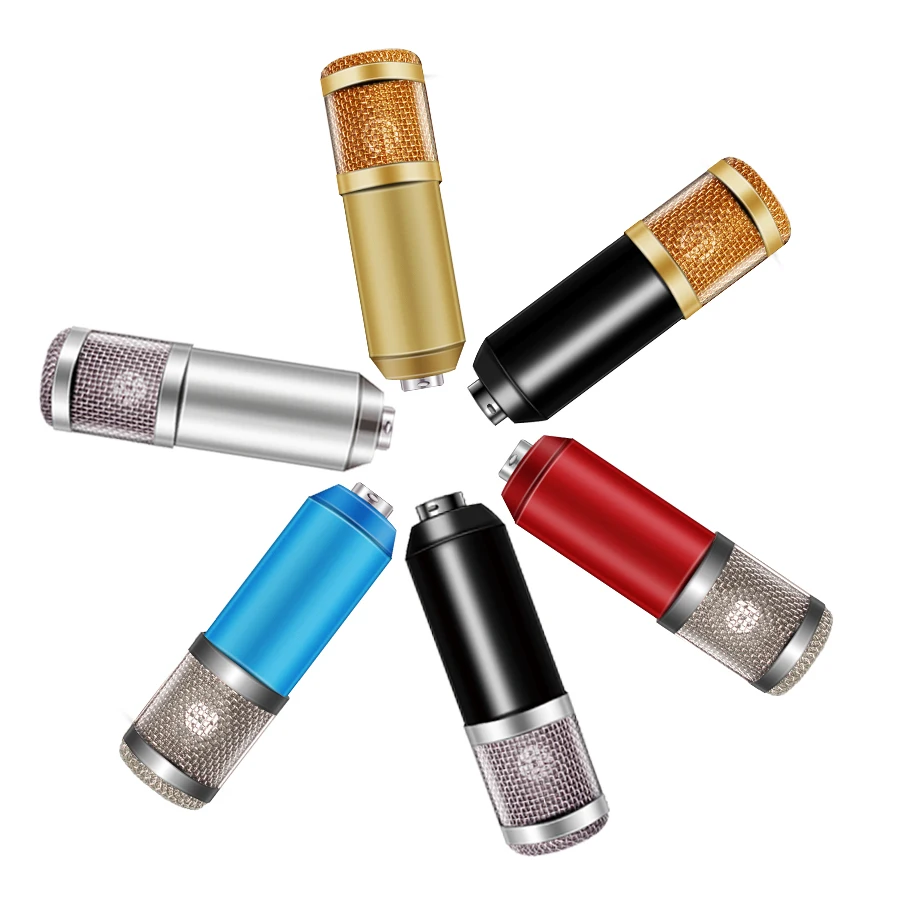 BM-800 Karaoke Microphone Studio Condenser Mikrofon Wired Studio Microphone For Vocal Recording KTV Braodcasting Singing