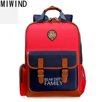 

MIWIND High Quality Children School Bags Backpacks Brand Design Teenagers Kids Orthopedic Backpacks Waterproof School bags T1149