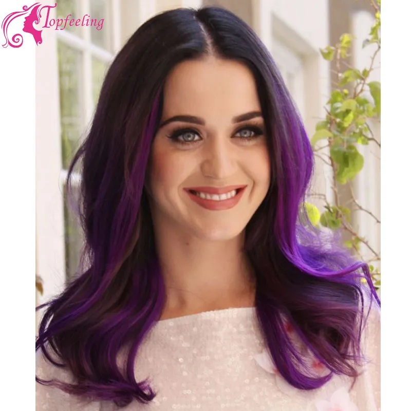 

Ombre#1B/ Purple Brazilian Human Hair Full Lace Wigs/Ombre Lace Front Human Hair Wigs Ombre Hair Color Body Wave Human Hair Wigs