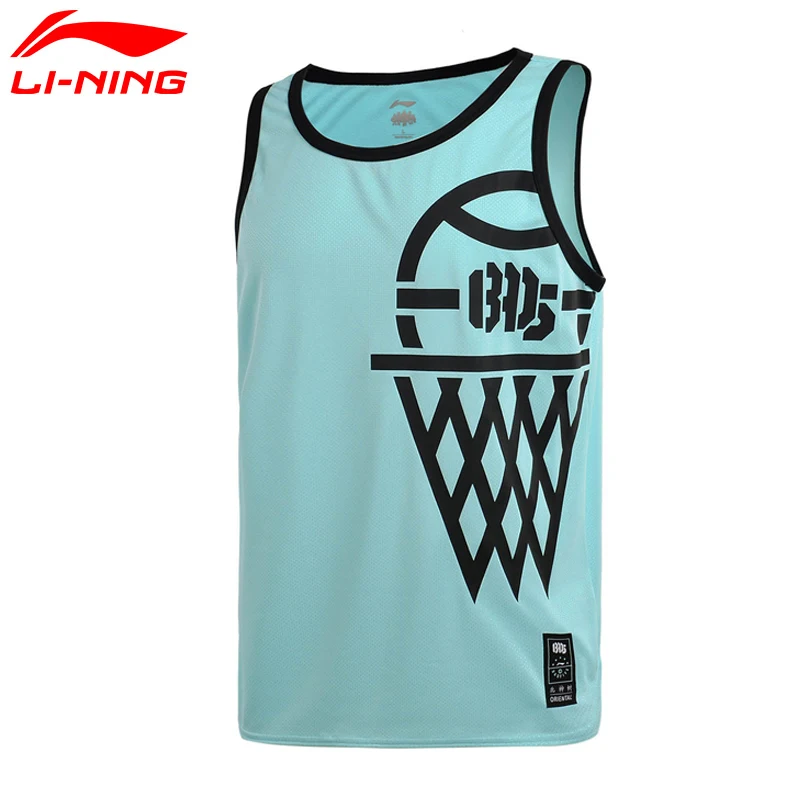

Li-Ning Men's BAD FIVE Basketball Series Jerseys 100% Polyester ATDRY LiNing Sports T-Shirts AAYM015 MBS060