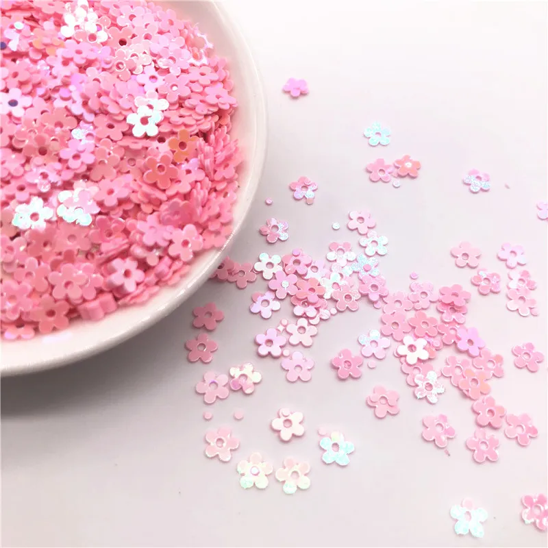 

15Grams 5mm Plum Nail Sequins DIY Handmade Materials Shlem Crystal Mud Quicksand Flash Powder Glue Sequins