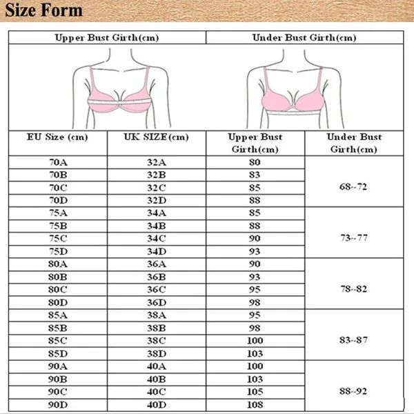 Retail Free Shipping 32A 34A 36A 38A 32B 34B 36B 38B 32C 34C 36C