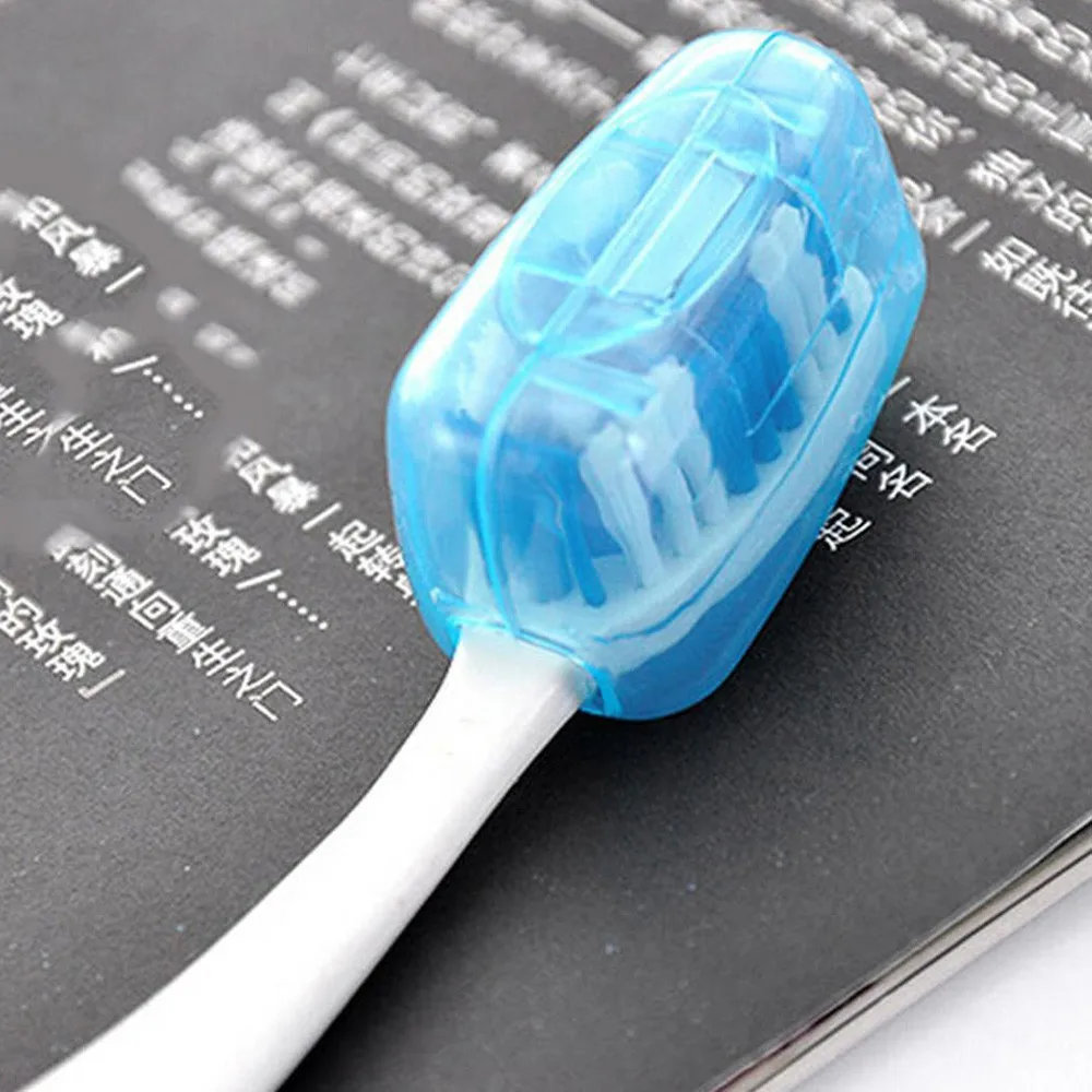 

5PC Portable Toothbrushes Head Cover Holder Travel Hiking Camping Case Toothbrush storage box travel travel portable storage0.45