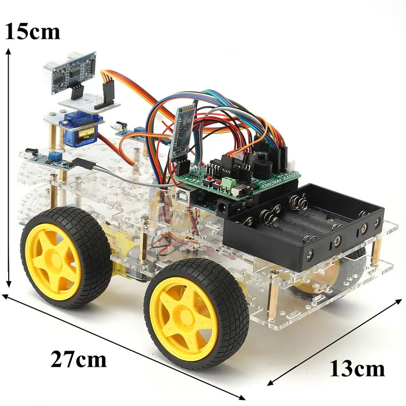 DIY Mini Smart Robot Car Learning Starter Kit for Arduino Robot Education Programmable Robot +manual+PDF (13)