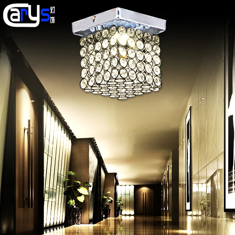 

New LED personality modern living room, warm bedroom, balcony aisle, entrance hall, luxurious crystal lamp.