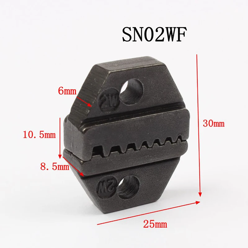 

MINI EUROPE STYLE SN02WF Die Sets for SN CRIMPING PLIER series hand crimping tool and for SN-02WF crimping tool 0.14-2.5mm2 jaws