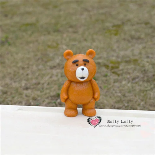 Ted Mans Teddy Bear Mini Figures 6pcs - 5