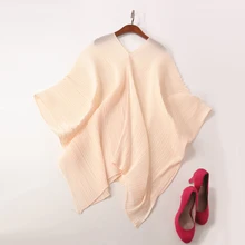 Два способа женский топ с оборками рукав «летучая мышь» Свободный плащ Тип накидка с капюшоном верхняя одежда