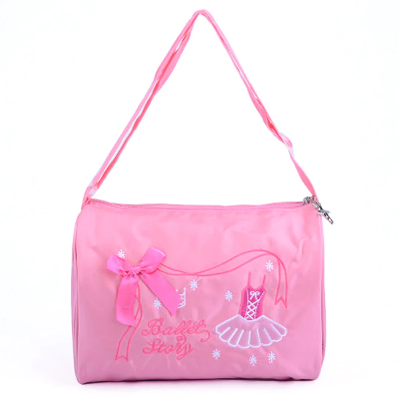 Fashion Girls Ballerina Ballet Dance Bags Handbag Princess Kids Sports Embroidered Duffel Shoulder bag for ballet dance shoes ballet dance bags