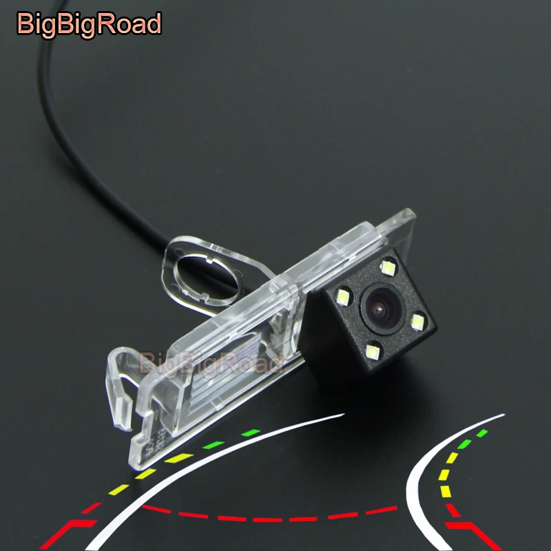 

BigBigRoad Car Intelligent Dynamic Trajectory Tracks Rear View Camera For Renault Fluence / Dacia Duster / Megane 3 Waterpoof