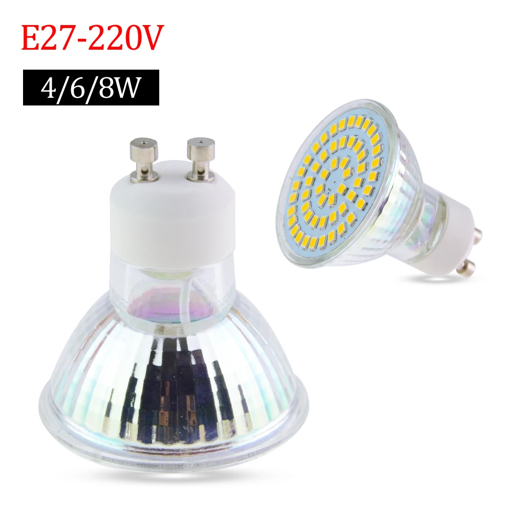 Светодиодная лампа со стеклянным корпусом E27 / GU10/MR16 ночная SMD 2835 ампульная 220 В 230