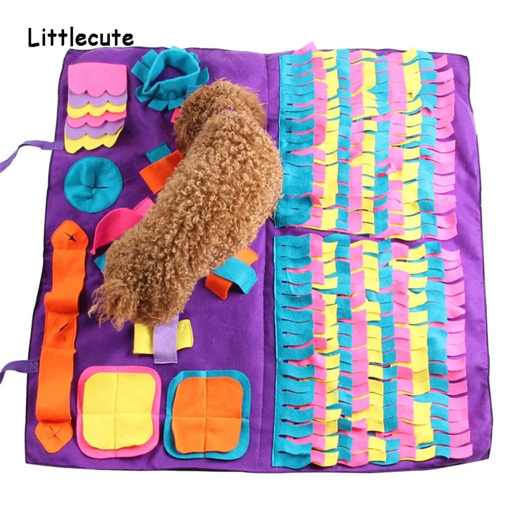 

Pet Dog Sniffing Mat Find Food Training Blanket Play Toys Dog Mat For Relieve Stress Puzzle Sniffing Mat Pad