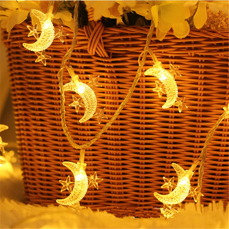 

EID Mubarak Led Light Strip Star Led Lights Decor EID Party Supplies Ramadan Decor Muslim Islam Wedding Decor Party Led Favors.Q