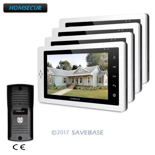 

HOMSECUR 1C4M 7" Wired Hands-free Video&Audio Home Intercom+One Button Unlock