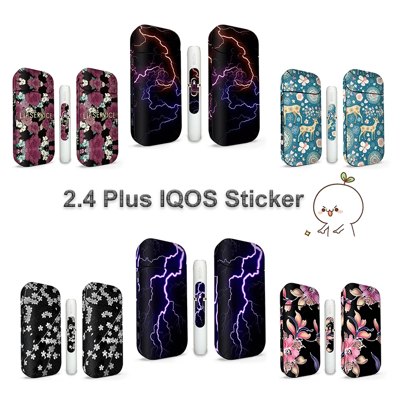 

12 Patterns Stickerl For IQOS 2.4 Plus Decorative Protective Skin Sticker for iqos