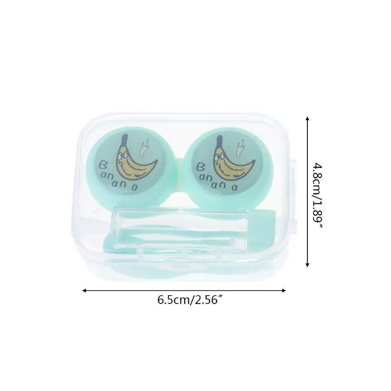 1 Набор, коробка для контактных линз, забавный мультяшный милый чехол, портативный набор для ухода за глазами, контейнер для студентов, контейнер для запасов, коробки для замачивания