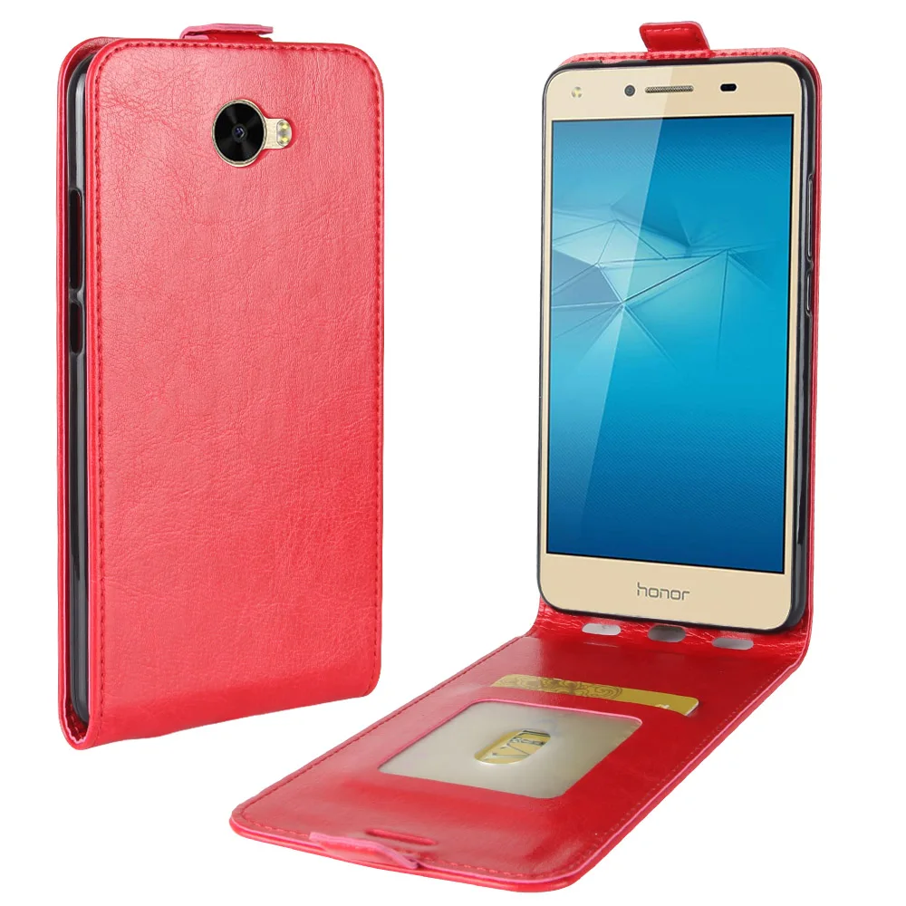 

Baiscxst Magnetic Flip Leather Phone Case For Huawei Y5 II Light Weight Ultra Thin Cover Case For Huawei Y5 II Holster Bag