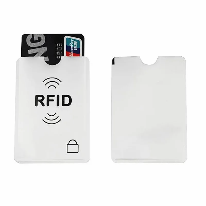 10 шт. металлический Анти Rfid защита Блокировка ридер замок держатель для карт Nfc