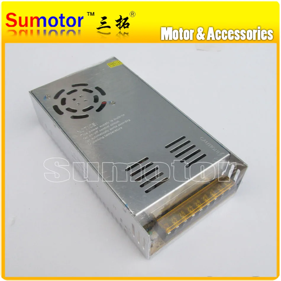 

AC to DC 24V 15A power supply switch control, Electric adapter, Input 100~240V, 50/60Hz, Output 24V, 15A, monitor/ DC motor