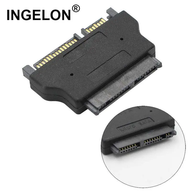 Адаптер Ingelon Micro SATA-SATA переходник с 22 на 16 Pin 1 8 дюйма для жесткого диска SSD женским