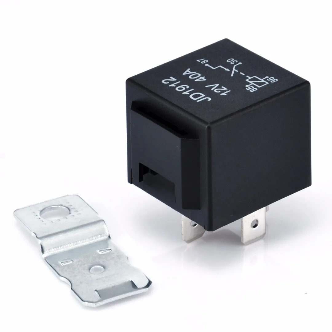 Koop Duurzaam Waterdicht 12 V 40A Relais 4 PIN Automotive Auto Vrachtwagen Boot Relais Normaal Open Contact Relais Elektrische Apparatuur