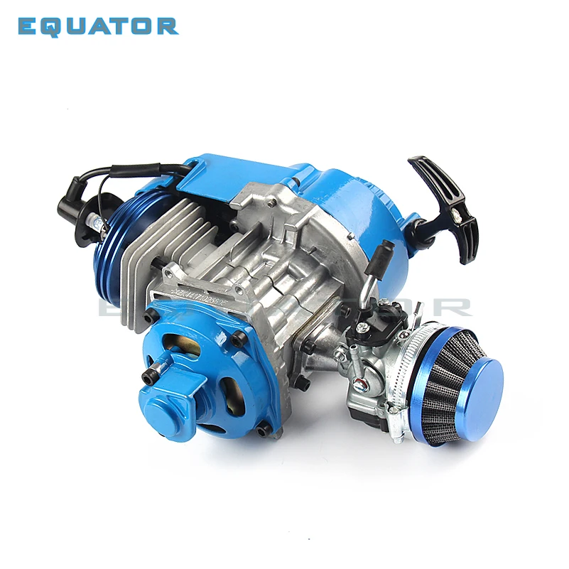 Карманный 2 тактный двигатель для мотоцикла Пусковой карманного велосипеда Go Kart