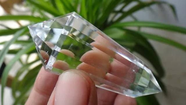 

12 sided VOGEL Style Clear QUARTZ CRYSTAL DT Wands POINT Healing 44g