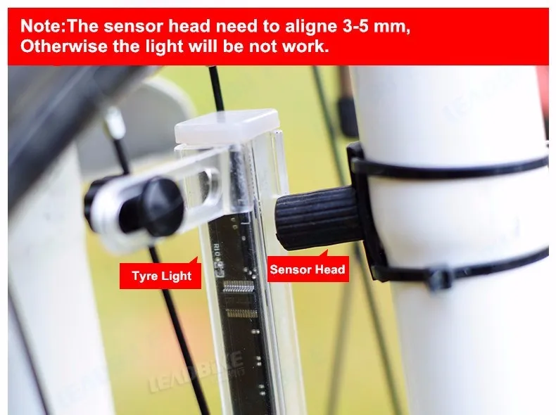 Sale Leadbike New 64 LED RGB Bicycle Wheel Spoke Light Waterproof Programmable DIY Light Bike Smart Lamp Double-sided Display Pattern 16