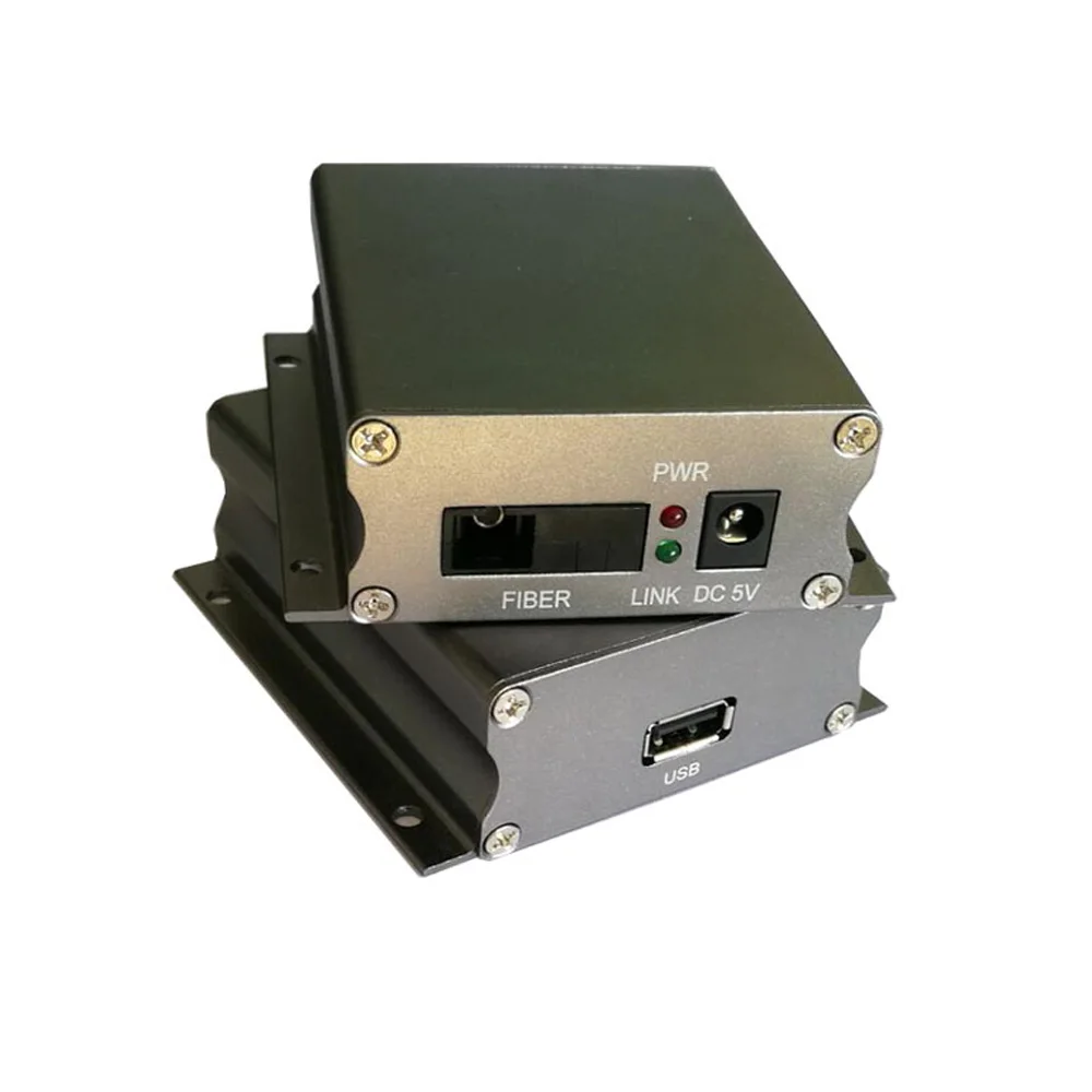 Dados sobre Conversores de Mídia de Fibra Medidores-controle de Kvm para Varredor de Impressora de Câmeras da Indústria Extensores Óptica Usb 500