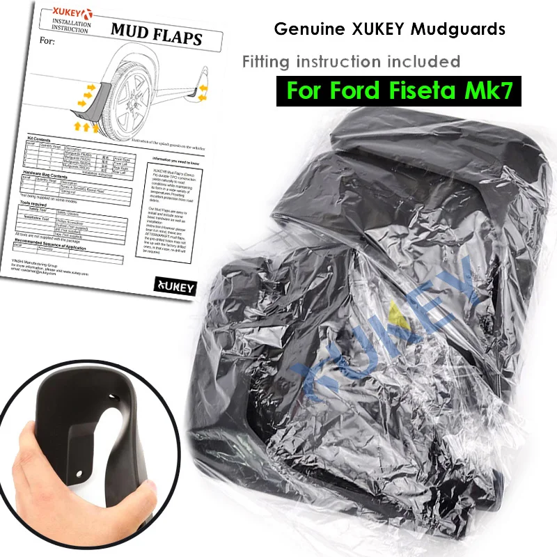 Для Ford Fiesta Mk7 2009 2017 литые Брызговики брызговики передние и задние 2010 2011 2012 2013 2014 2015
