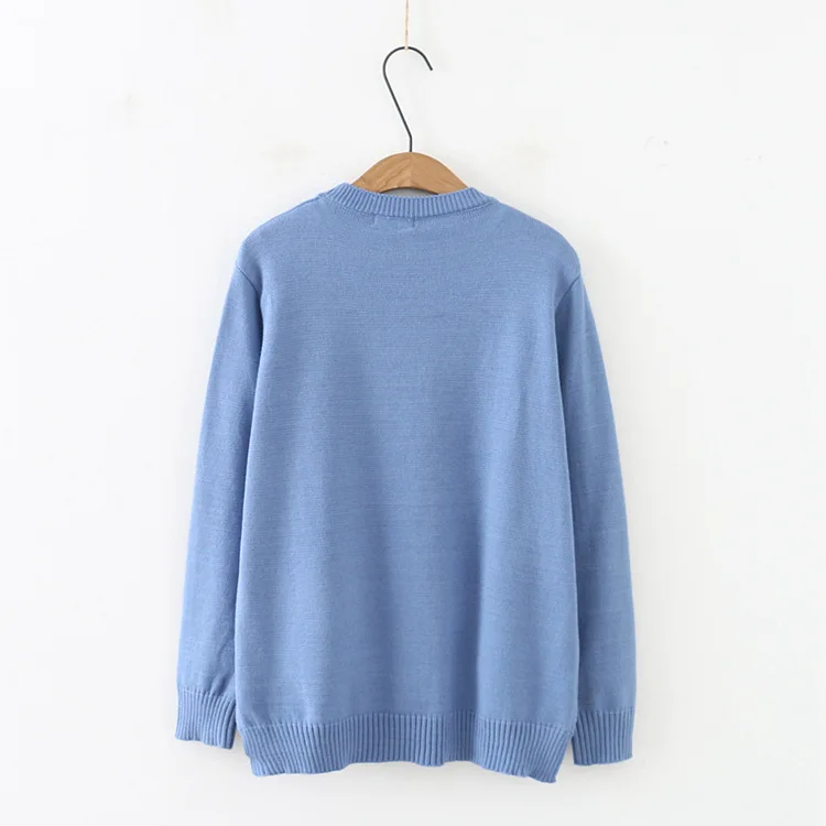 Cartoon Rabbit Sweet Sweater Women Plus Size Loose O-neck Long Sleeve Autumn Knitted Sweater Pullovers SWM1264 Cartoon Rabbit Sweet Sweater Women Plus Size Loose O-neck Long Sleeve Autumn Knitted Sweater Pullovers SWM1264