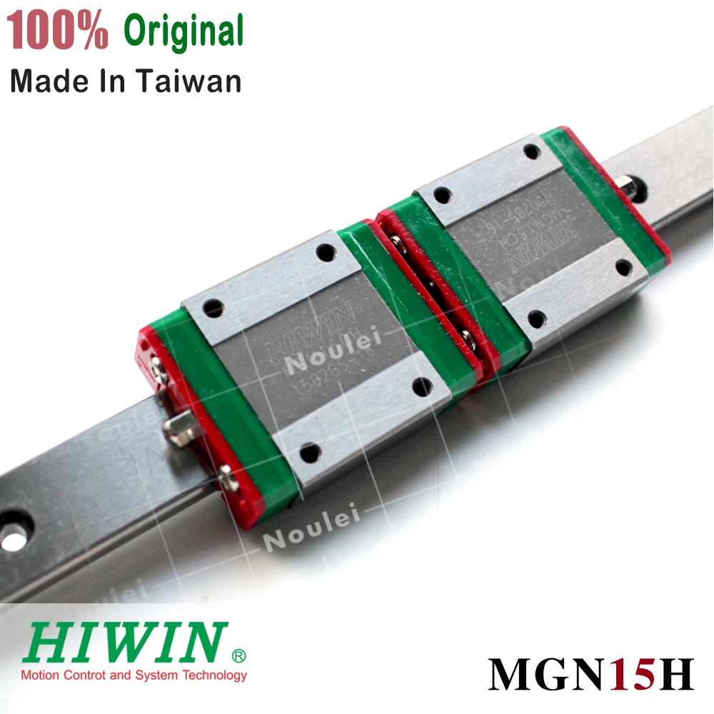 

HIWIN MGN15 300mm 350mm linear guide rail with MGN15H slide blocks stainless steel MGN 15mm
