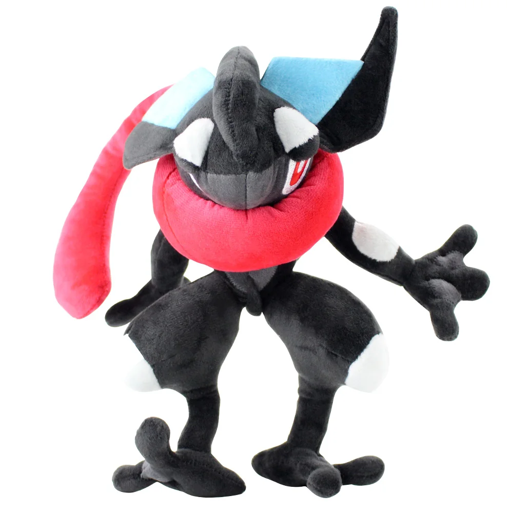 26cm Greninja Аниме Gliscor Golduck Greninja Banette Gliscor Exeggcute Aipom Dodrio Torracat Koffing Плюшевые игрушки Мягкая кукла подарок для детей - Цвет: 26cm Greninja