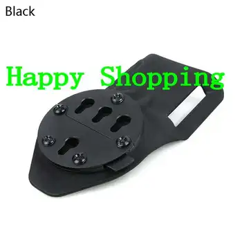 

Tactical Airsoft Molle Duty Belt Platform Quick Detach Holster Adapter Mount black tan