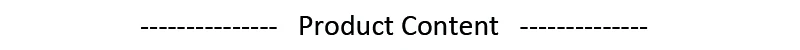 Product Contents