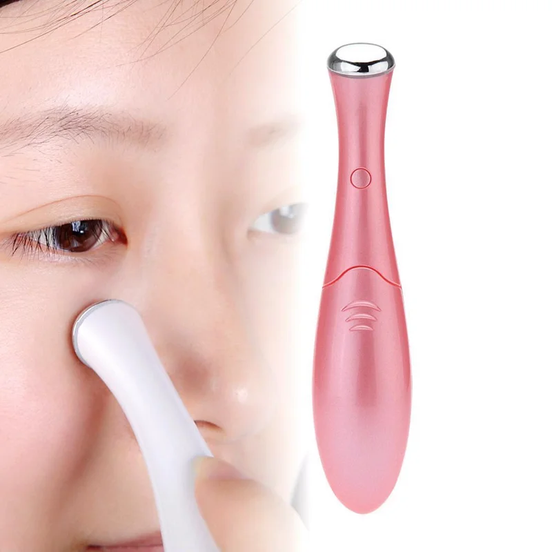 Электронный массажер для лица глаза морщин Удаление ручка электронный прибор для массажа глаз Вибрация красота ручка