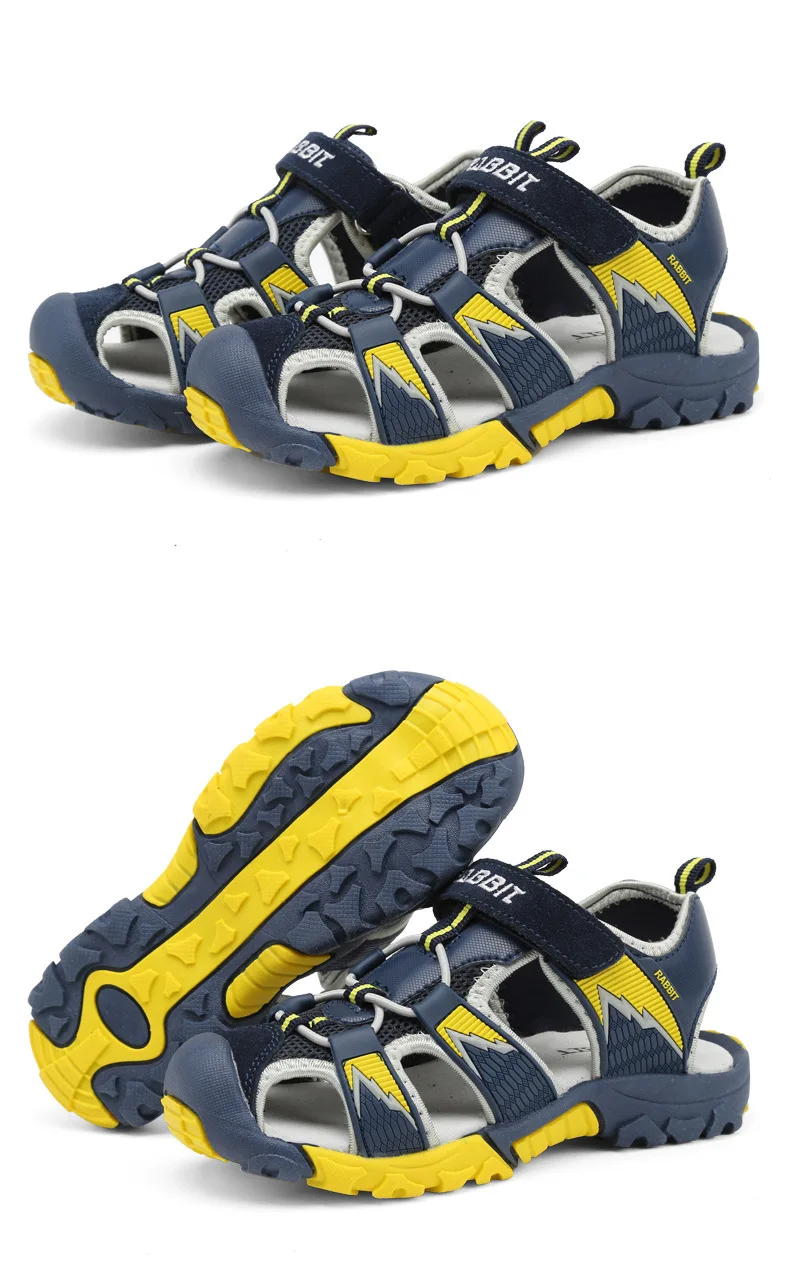 Qgxsshi Лето г. Новое поступление детские сандалии для мальчиков для детская пляжная обувь сильные качества Повседневные шлепанцы сандалии для девочек EU25-37