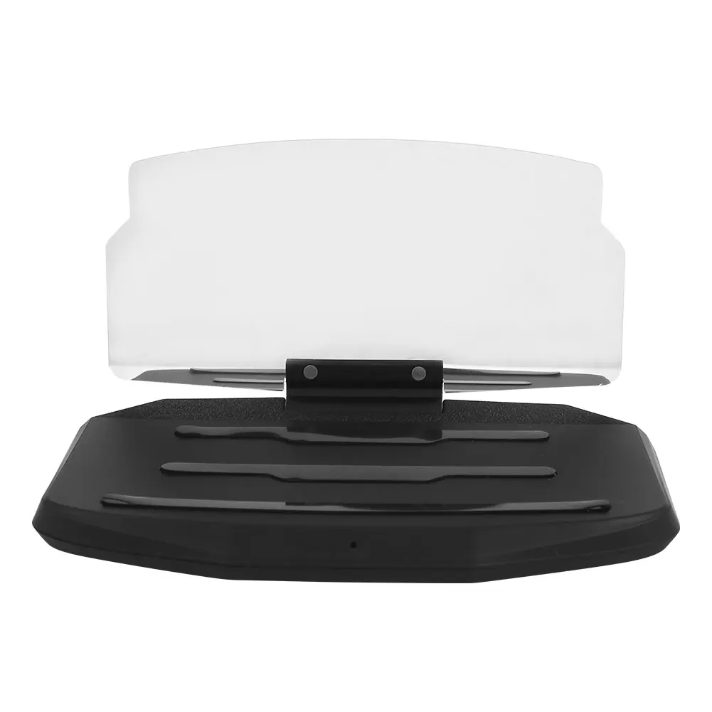 

Black ABS Projection Bracket Phone HUD Stand Car GPS Holder High Performance Multi-Functional Head-Up Display Wireless Charger