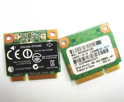 

SSEA Original Wireless Card for Ralink RT5390 300Mbps 802.11b/g/n Half Mini PCI-E Card for HP CQ56 G4 G5 G7 4330S SPS#691415-001