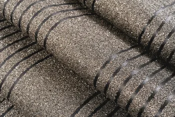 

shipping discount 1301vermiculite Luxury morden mica black sliver wallpaper for home hotel decoration