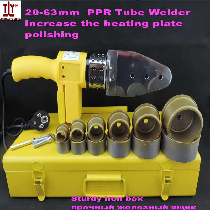 Новые мм 20-63 мм пластиковые трубы аппарат, ppr машина для сварки, воды termofusion