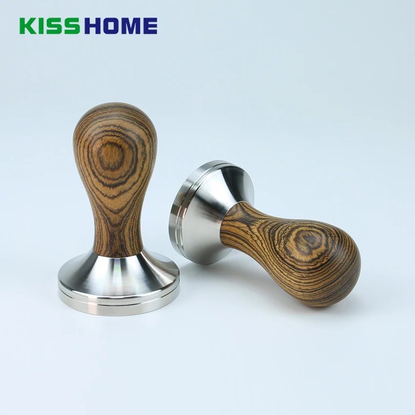 Cordia Dichoto Wooden Coffee Tamper Leopard Print Handle Stainless Steel Hammer 41/49/51/53/57/57.5/58/58.35mm Coffee Tools Cordia Dichoto Wooden Coffee Tamper Leopard Print Handle Stainless Steel Hammer 41/49/51/53/57/57.5/58/58.35mm Coffee Tools