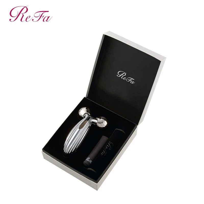 Роликовый массажер ReFa CARAT RAY с микро током разминающий массаж лифтинг для лица