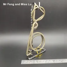 Большой кольцо со стрекозой Головоломка из проводов психического головоломка металлический пазл IQ Тесты игрушка трюк